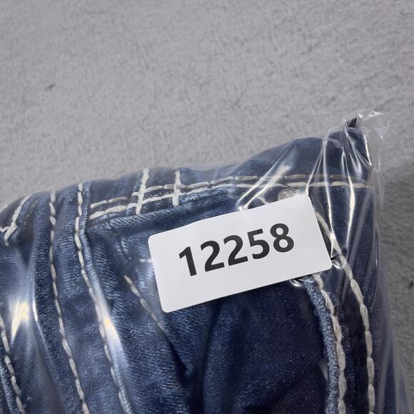 Vigoss Jeans Womens 7/8 The Dublin Capri Distressed Contrast Stitching Denim Pan - Picture 12 of 12